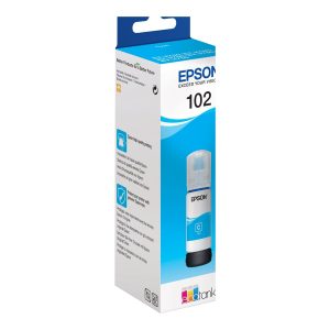 Epson 102 - 70 ml - azul cyan - original - tanque de tinta