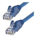 Startech 50cm LSZH CAT6 Ethernet Cable, 10 Gigabit Snagless RJ45 100W PoE Network Patch Cord with Strain Relief, CAT 6 10GbE UTP, Blue, Individually Tested/ETL, Low Smoke Zero Halogen - Category 6 - 24AWG (N6LPATCH50CMBL) - Cabo patch - RJ-45 (M) par