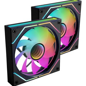 Pack 2 Ventiladores Mars Gaming MF-3DPROX2R/ 12cm/ ARGB