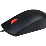 Lenovo Essential - Rato - destros e canhotos - óptico - 3 botões - com cabo - USB - preto
