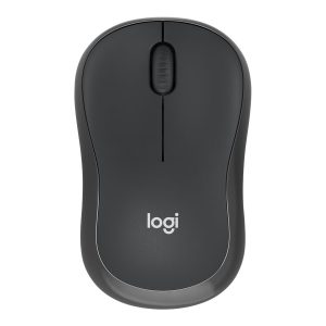 Logitech M240 Silent - Rato - destros e canhotos - óptico - 3 botões - sem fios - Bluetooth - grafite
