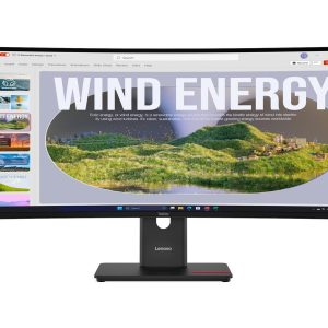 Lenovo ThinkVision T34WD-40 - Monitor LED - curvo - 34" - 3440 x 1440 UWQHD @ 120 Hz - VA - 300 cd/m² - 3000:1 - HDR10…
