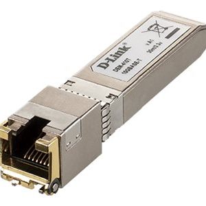 D-Link DEM 410T - Módulo de transceptor SFP+ - 10GbE - 10GBase-T - RJ-45 - até 30 m