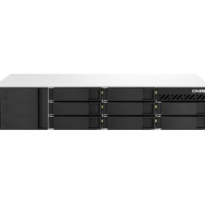 QNAP TS-864eU-RP - Servidor NAS - 8 baias - montável em bastidor - SATA 6Gb/s - RAID (expansão de disco rígido) 0, 1,…