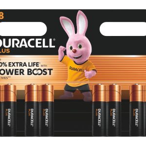Pack de 8 Pilas AA Duracell Plus Power Boost DPBLR6B8/ 1.5V/ Alcalinas