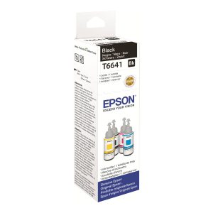 Epson T6641 - 70 ml - preto - original - recarga de tinta