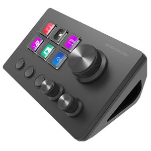 Control Deck Mars Gaming MSD-TWO/ 6 Teclas LCD/ 3 Ruedas/ 3 Botones/ Negro