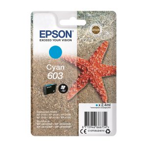 Epson 603 - 2.4 ml - azul cyan - original - blister - tinteiro