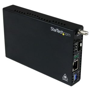 Startech Conversor de médio por fibra Gigabit Ethernet com ranhura Open SFP - Conversor de media de fibra - 1GbE -…