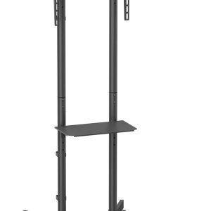 Soporte de Suelo Inclinable con Ruedas Aisens FT70TE-333 para TV 37"-70"/ hasta 45kg