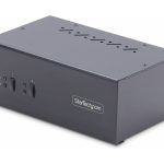 Startech 2-Port Dual-Monitor DisplayPort KVM Switch, 4K 60Hz, 2x USB 5Gbps Hub Ports, 2x USB 2.0 HID Ports, Hotkey and…