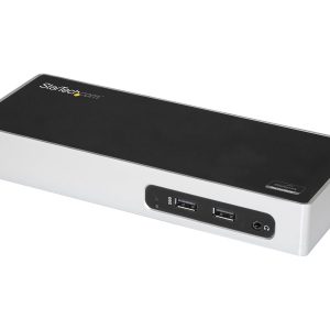 Startech USB 3.0 Docking Station, Dual Monitor Laptop Docking Station with HDMI & DVI/VGA Video, 6-port USB 3.1 Gen 1…