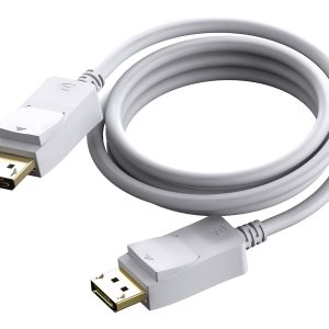 2 m DisplayPort cable - version 1.2 4k - gold connectors - supports 1 mbps bidirectional aux channel and hotplug - DP…