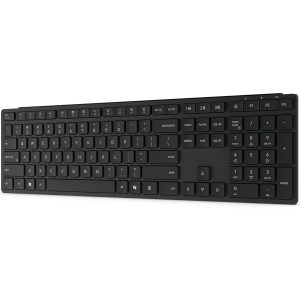 Lenovo Pro 6000 - Teclado - multi-modo - sem fios - 2.4 GHz, Bluetooth 5.3 - QWERTY - Português - preto eclipse - caixa castanha