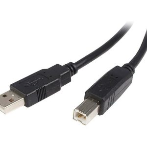 StarTech.com 5m USB 2.0 A to B Cable M/M - Cabo USB - USB (M) para USB Tipo B (M) - USB 2.0 - 5 m - preto
