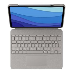 Logitech Combo Touch - Teclado e pasta de folio - com trackpad - retroiluminação - Apple Smart connector - AZERTY -…