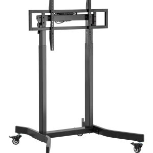 Soporte de Suelo Motorizado con Ruedas Aisens FTF100E-271 para TV de 55-100"/ hasta 120kg