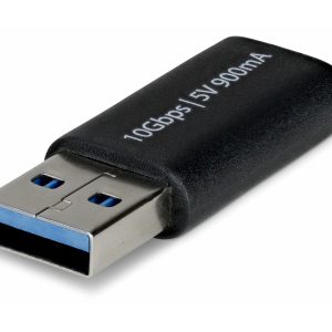 StarTech.com - Adaptador USB - USB-C (F) para USB Tipo A (M) - USB 3.2 - DC 5 V - 900 mA - passivo - preto