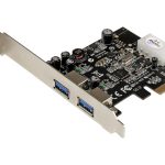 Startech 2 Port PCI Express (PCIe) SuperSpeed USB 3.0 Card Adapter with UASP - LP4 Power - Dual Port USB 3 PCIe…