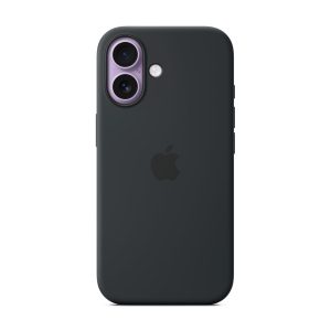 Apple - Cobertura protectora para telemóvel - compatibilidade MagSafe - silicone - preto