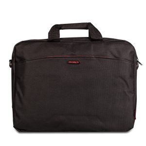 Maletín Monray Enterprise para Portátiles hasta 15.6"/ Negro/ Rojo