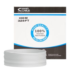 Bobina Cabo RJ45 UTP Nanocable 10.20.0302 Cat.5e 100m