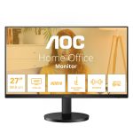 AOC U27B3AF - Monitor LED - 27" - 3840 x 2160 4K UHD (2160p) @ 60 Hz - IPS - 350 cd/m² - 1000:1 - HDR10 - 4 ms -…