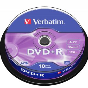 DVD+R Verbatim Advanced AZO 16X/ Tarrina-10uds