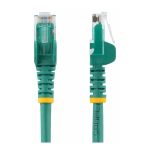 Startech 1.5m CAT6 Ethernet Cable, 10 Gigabit Snagless RJ45 650MHz 100W PoE Patch Cord, CAT 6 10GbE UTP Network Cable w/Strain Relief, Green, Wiring is UL Certified/TIA - Category 6 - 24AWG (N6PATC150CMGN) - Cabo patch - RJ-45 (M) para RJ-45 (M) - 1.