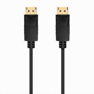 Cable DisplayPort 1.2 CCS 4K Aisens A124-0737/ DisplayPort Macho - DisplayPort Macho/ Hasta 5W/ 2300Mbps/ 50cm/ Negro