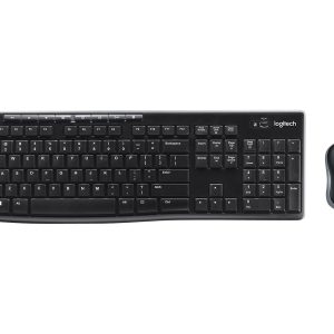Logitech MK270 Wireless Combo - Conjunto de teclado e rato - sem fios - 2.4 GHz - QWERTY - Padrão internacional…