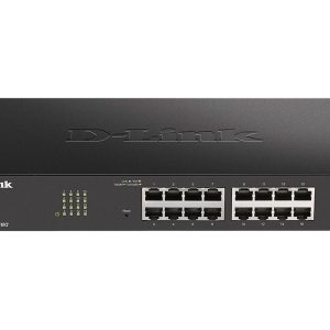 D-Link DGS 1100-16V2 - Interruptor - inteligente - 16 x 10/100/1000 - desktop, montável em trilho
