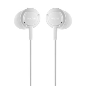Auriculares Intrauditivos NGS Cross Step/ con Micrófono/ USB Tipo-C/ Blancos