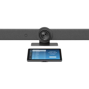 Logitech - Conjunto para vídeo conferência (Logitech Tap IP, Logitech Rally Bar) - Certificado para Salas Zoom,…
