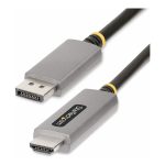 Startech 6ft (2m) DisplayPort to HDMI Adapter Cable, 8K 60Hz, 4K 144Hz, HDR10, DP 1.4 to HDMI 2.1 Active Video…