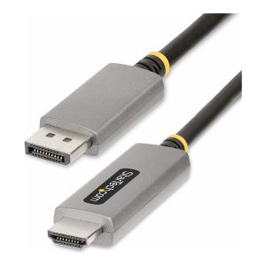 Startech 6ft (2m) DisplayPort to HDMI Adapter Cable, 8K 60Hz, 4K 144Hz, HDR10, DP 1.4 to HDMI 2.1 Active Video…