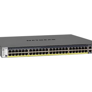 NETGEAR M4300-52G-PoE+ - Interruptor - L3 - Administrado - 2 x 10/100/1000/10000 + 2 x 10 Gigabit SFP+ + 48 x…