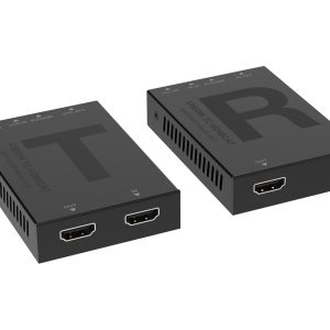 HDMI over CAT5e/6/6A cable up to 60 m long - 4K at 60 Hz 4:4:4 - one to one only - only one power supply required, can…