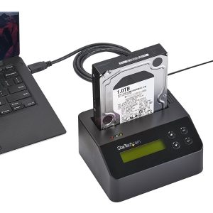 StarTech USB 3.0 Hard Drive Eraser Dock for 2.5" & 3.5" SATA/ IDE SSD HDD + mSATA & M.2 - Standalone Secure Erase Wiper…