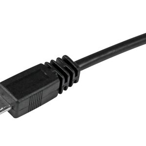 StarTech.com 1m Micro USB Cable A to Micro B - Cabo USB - USB (M) para Micro USB Tipo B (M) - USB 2.0 - 1 m - preto