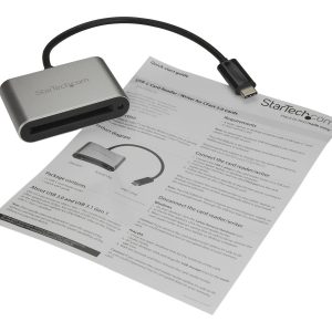 Startech CFast Card Reader - USB C - Memory Card Reader - Card to USB-C - Portable CFast 2.0 Reader