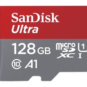 SanDisk Ultra - Cartão de memória flash (adaptador microSDXC para SD Incluído) - 128 GB - A1