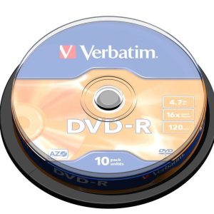 DVD-R Verbatim Advanced AZO 16X/ Tarrina-10uds
