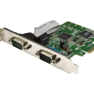 Startech 2-Port PCI Express Serial Card with 16C1050 UART - RS232 Low Profile Serial Card - PCI Serial Card (PEX2S1050)…