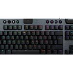 Logitech G G915 TKL - Teclado - luz traseira - sem fios - Bluetooth, USB, 2.4 GHz - QWERTY - Espanhol - interruptor: GL…