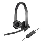 Logitech USB Headset H570e - Auscultadores - no ouvido - com cabo