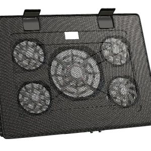Soporte Refrigerante Mars Gaming MNBC2 para Portátiles hasta 17.3"/ Iluminación LED