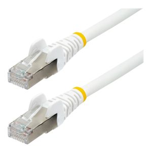 Startech 7m CAT6a Ethernet Cable - White - Low Smoke Zero Halogen (LSZH) - 10GbE 500MHz 100W PoE++ Snagless RJ-45…