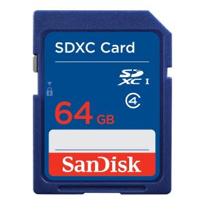 SanDisk - Cartão de memória flash - 64 GB - Class 4 - SDXC