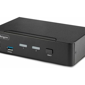 Startech 2-Port DisplayPort KVM Switch, 8K 60Hz